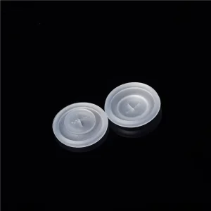 Clear Silicone Rubber Stopper Cross Slit Design Food Safe Waterproof One Way Valve 9.8mm 12mm 14mm 16mm Sizes