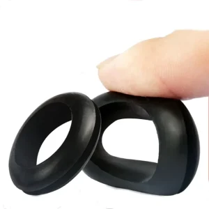 Closed Hole Wire Rubber Plugs Conductive Oval Rubber Grommet