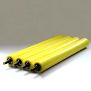 Coated Roller Custom Diameter 35 Unpowered Polyurethane Rubber Roller Rubber Silicone Roller
