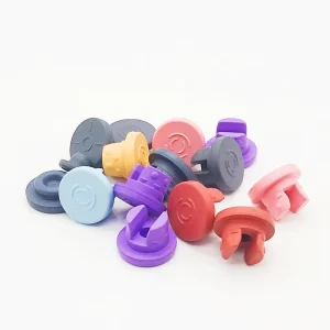 Colorful 20mm Medicine Bottle Glass Vial Butyl Rubber Stopper