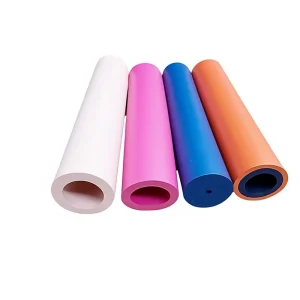 Colorful NBR Rubber Foam Tubes, Rehabilitation Equipment Protective Sleeves, Model 0-1