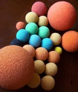 Colorful Sponge Foam Rubber Ball for Pipe Cleaning
