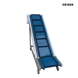 Compact Light Duty Belt Conveyor for Transporting Agricultural Products in Food Processing Plants