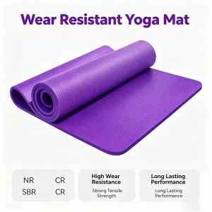 Compact Travel Yoga Mat High Density Foam Material