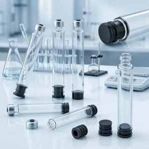 Compatible 3ml Glass Cartridge for Reusable Insulin Syringe Pen Clear Vial With Secure Cap for Care Medical Use