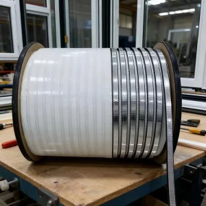 Composite Butyl Spacer Strip Insulating Glass Sealing System With Aluminum Barrier Desiccant