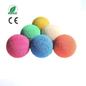 Concrete Pump Truck Parts Rubber Sponge Cleaning Balls Pump Pipe Cleaning Hard Rubber Sponge Balls