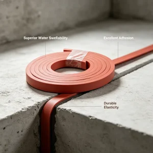 Concrete Seal Water Expansion Rubber Water Stop Strip Bentonite Rubber Waterstop PN/PZ Water Stop Strip for Concrete Joints