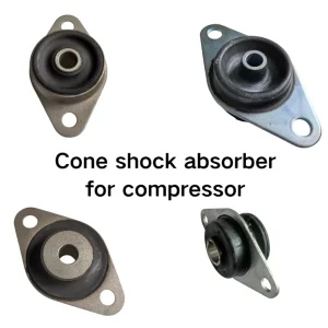 Cone Shock Absorber Natural Rubber Mount for Compressor HVAC Vibration Isolation