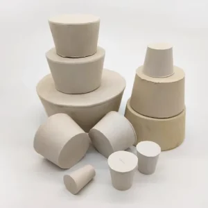 Conical Rubber Stopper for test Tubes White Rubber Stopper