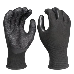 Construction Supplier Mens Rubber Insulated Work Latex Black Garden Working for Workers Gloves Safety Gloves for Work