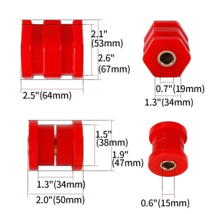 Control Arm Rubber Bushings for Modified Polyurethane Bushings