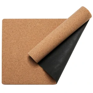 Cork Rubber Yoga Mat Non Slip Durable Eco Friendly Exercise Mat for Yoga Pilates Workout Training Waterproof 183cm Length