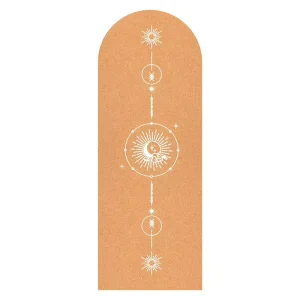 Cork Yoga Mat Natural Rubber 5mm Non Slip Eco Friendly Sweat Absorbent Hot Yoga Exercise Fitness Mat OEM Custom Logo