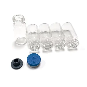 Cosmetic Packaging Glass Vials Sterile Empty Bottles for Essence Liquid Filling Custom Logo Service