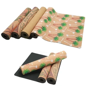 Creative Customization Cork Yoga Mat, Customizable Patterns & Logos, Primitive & Eco Friendly, Anti Slip & Sweat Resistant