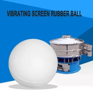 Custom 25mm 30mm 40mm 50mm Bouncy Polyurethane Silicone Rubber Vibrating Screen Sieve Cleaning Rubber Ball for Sifter Machine