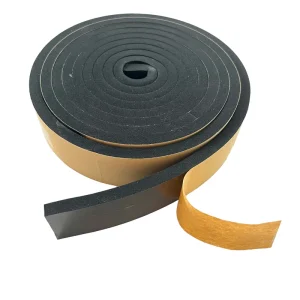 Custom 4M CR EPDM Silicone Rubber Foam Sponge Sheet Self-Adhesive Seal Strip