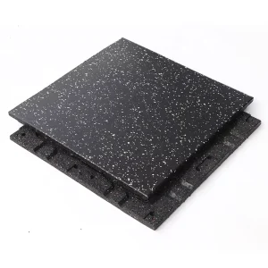 Custom 50 x 50 cm Rubber Anti-Slip Gym Flooring Mats