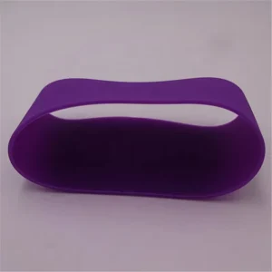 Custom Adiabatic Purple Silicone Coffee Cup Sleeves Food Grade Rubber CE ISO9001 Certified Heat Resistant Anti Skid