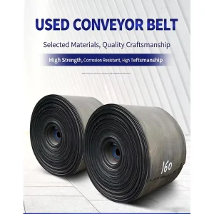 Custom Adjustable Used Wear Resistant Heat Resisting Second Hand EP Rubber Conveyor Belt Source Factory From China