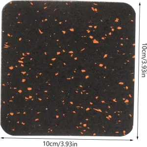 Custom Anti-Slip Rubber Floor Mat 10 mm Thick for Dynamic Bicycles and Sewing Machines