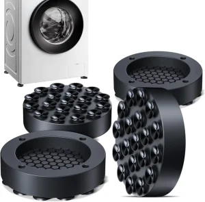 Custom Anti Vibration Pads for Electric Washer and Dryer Rubber Foot Pad Base for Anti Vibration and Anti Walk Features