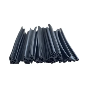 Custom Black EPDM Rubber Sealing Strip for Curtain Wall Glass, Processed to Size