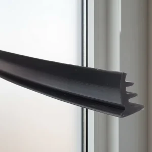 Custom Black EPDM Rubber Weather Strip Integrated Frame Precision Cutting and Welding for Doors Windows and Glass Curtain Walls