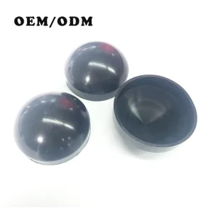 Custom Black NBR EPDM Dome Rubber Dust Cap Elastic End Cover Anti-Dust Waterproof Pipe Screw Protective Cap Auto Machinery