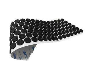 Custom Black Transparent Silicone Rubber Bumper Foot Pad Non-Slip Self-Adhesive with Cutting Processing Service