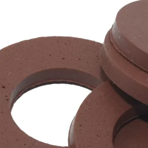 Custom Brown Rubber Gasket Molded Ring Sealing Washer for Industrial Equipment