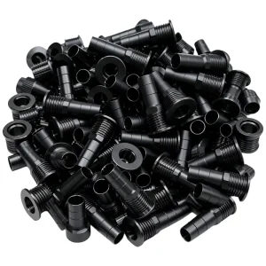 Custom CNC Machined Stainless Steel Barbed Hose Fitting Hydraulic Pipe Connector with Broaching for Motorcycle Parts