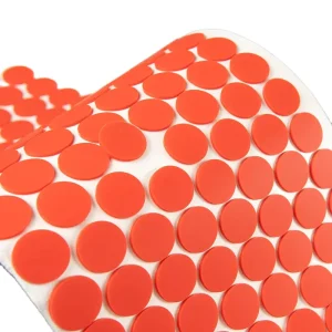 Custom Clear Round High-Temperature Silicone Rubber Bumper Feet for Laptops