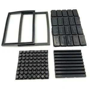 Custom Color Rubber Anti Vibration Pads Non Slip Shock Absorbing Mats Cutting for Industrial Machinery Furniture