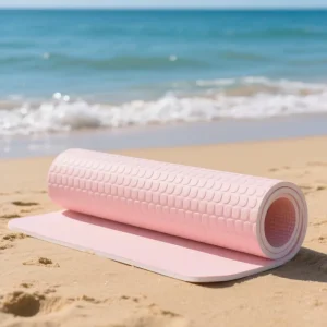 Custom Design TPE Yoga Mat Double Layer Waterproof Eco Friendly Foldable 8mm Thick Gym Pilates Fitness Mat In Various Colors