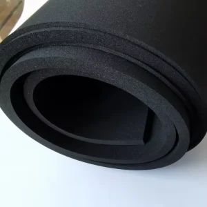 Custom Die Cut Neoprene Rubber Sheets Flame Retardant CR Foam Pad