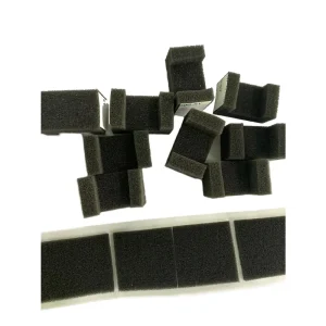Custom Die cut Shape Flame Retardant Polyurethane Foam with 3M Adhesive Tape