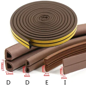Custom Door Frame and Window Seam Sliding Door Windproof Foam Filling Sealing Strip