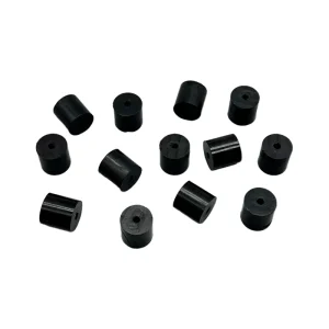 Custom Dustproof and Waterproof Silicone Rubber End Caps Silicone Plug Rubber Stopper with Hole OEM