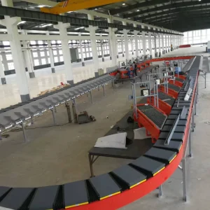Custom E-Commerce Cross Belt Sorter for Express Delivery Shipping and Sorting