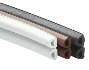Custom EPDM Rubber Weather Stripping Wooden Door Bottom Self-Adhesive Sealing Strip for Doors and Window Foam Seal