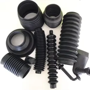 Custom EPDM Seal Molded Rubber Part Cover Bellow Waterproof Corrugated Pipe Air Dust Resistant Flexible Expansion