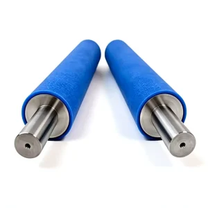 Custom EPDM Silicone PU Polyurethane Rubber Roller Wear Resistant Ink Transfer Roller For Printing Machinery