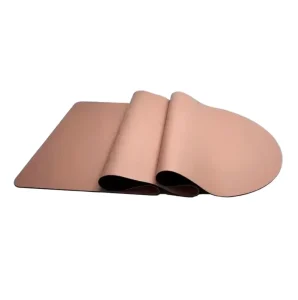 Custom Eco Friend Luxury Round Capsule Shape Arched PU Natural Rubber Yoga Mat