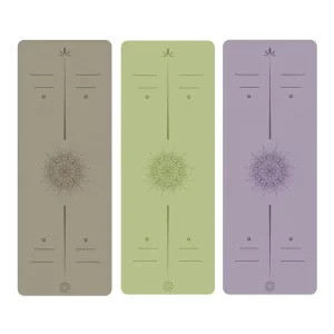 Custom Eco Friendly Anti Slip Natural PU Rubber Yoga Mat Durable Fitness Strap Pilates Accessory Custom Personalized Design