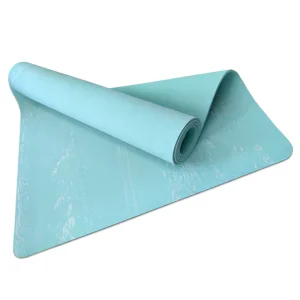Custom Eco Friendly Tree Texture Natural Rubber Yoga Mat Oversized Thickened Double Sided Non Slip Surface 5mm Thick OEM ODM