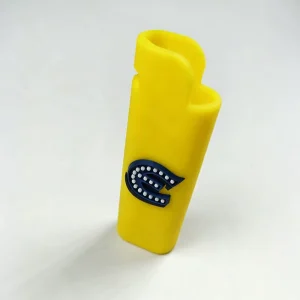 Custom Embossed Debossed Logo Silicone Rubber Lighter Cover Protective Case Holder