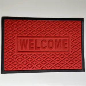 Custom Embossed Heavy-Duty Rubber Door Mat Anti-Slip Durable Outdoor Entrance Mat for Halloween