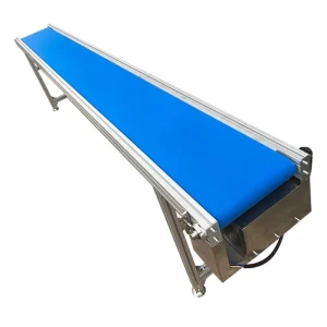 Custom Engineered Belt Conveyor Assembly Line Wear Resistant PVC PU Rubber Long Service Life Heavy Duty Frame Adjustable Speed 1